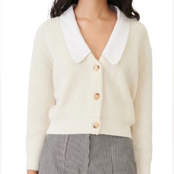 ❤️Maje Embroidered Collar Cardigan❤️ - Picture 3 of 3